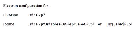 full electron configuration of iodine|Complete Electron Configuration for Iodine (I, I– ion).